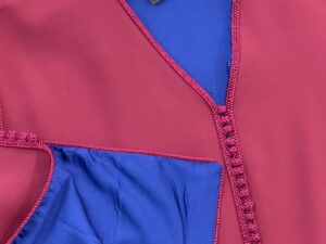 Inaya fuchsia / bleu roi